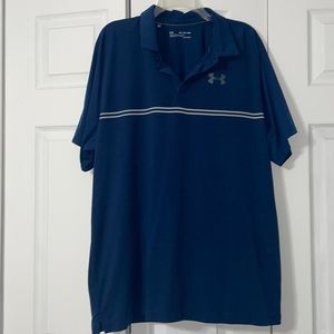 Blue Under Armour polo